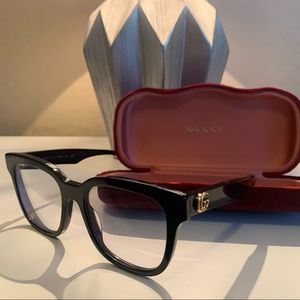 Black Gucci RX glasses